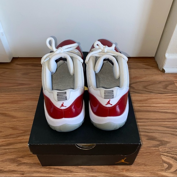 Nike Air Jordan 11 Retro Low Varsity Red (Cherry) 2016 Sneakers - Picture 5 of 8